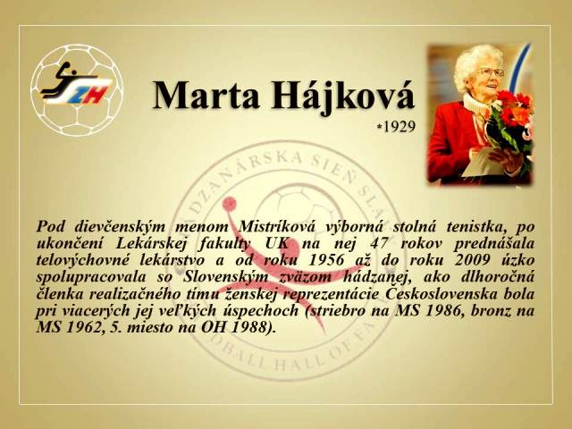 Marta Hájková