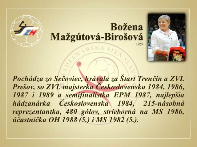 Božena Mažgútová-Birošová